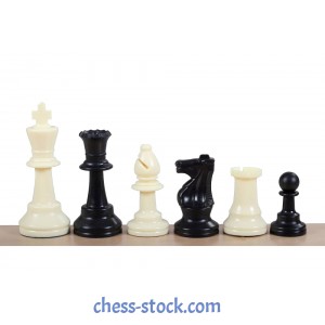 Шахматные фигуры Стаунтон 6 (отягощенный пластик)