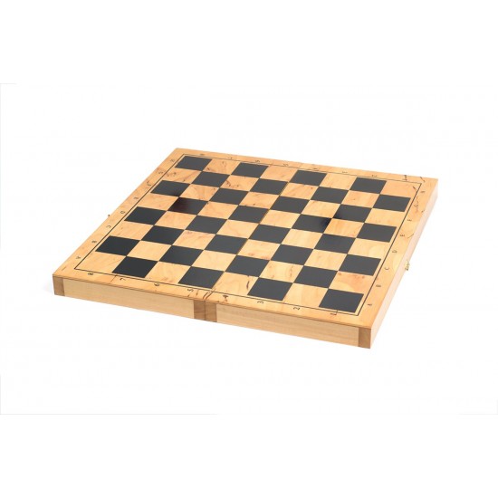 Шахова дошка складна дерево, 36,5см х 36,5см (Україна)