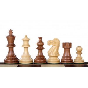 Шахматные фигуры Американский Стаунтон 5 (коричневые)