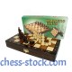Шахматный набор магнитный деревянный,28см х 28см, (Мадон 140)