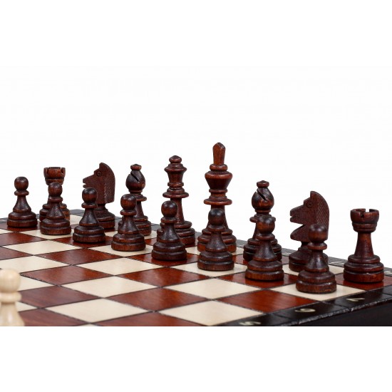 Шахматный набор магнитный деревянный,28см х 28см, (Мадон 140)