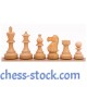 Шахові фігури Американський Стаунтон 6 (чорні)