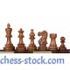 Шахматные фигуры Американский Стаунтон 6 (коричневые)