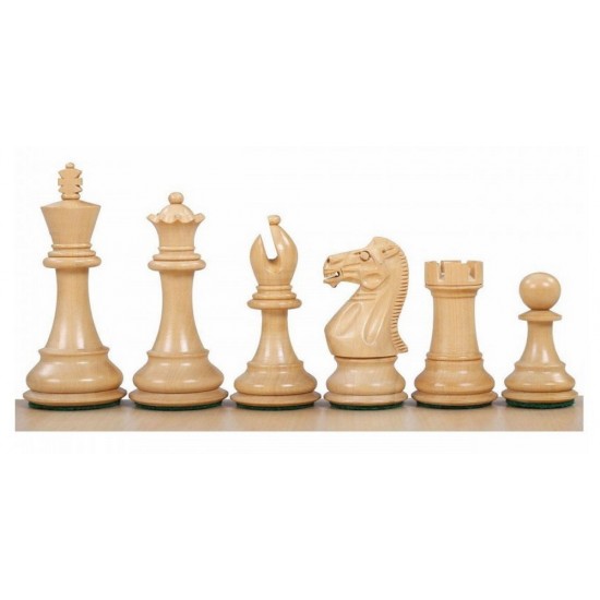 Шахові фігури Англійський кінь №6 (коричневі)