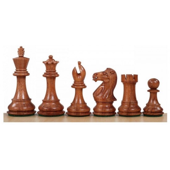 Шахові фігури Англійський кінь №6 (коричневі)