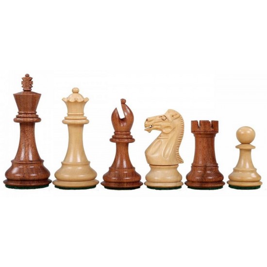 Шахові фігури Англійський кінь №6 (коричневі)