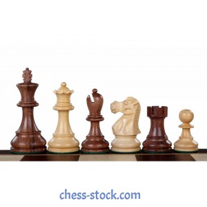 Шахові фігури Фішер - Спаський №6 (коричневі)
