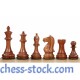 Шахові фігури Супрім №6 (коричневі)