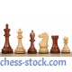 Шахматные фигуры Суприм №6 (коричневые)