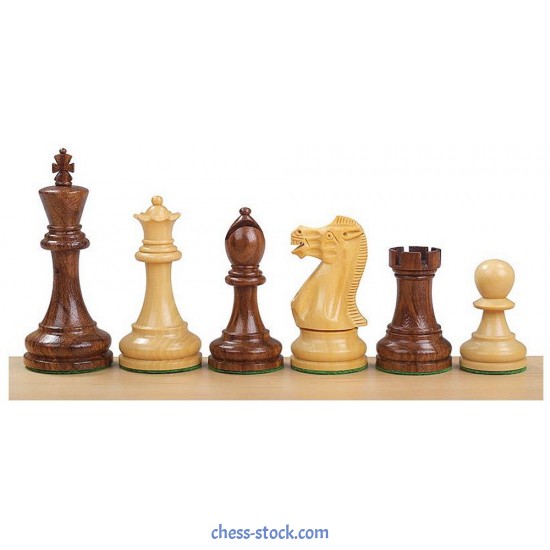 Шахові фігури Executive №6 (коричневі)