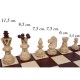 Набор шахмат Амбассадор, 54см х 54см, (Мадон 128)