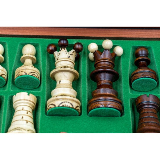 Набор шахмат Амбассадор, 54см х 54см, (Мадон 128)