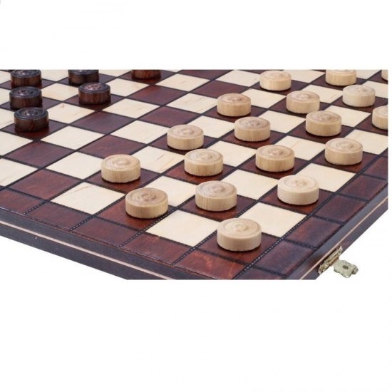 Набор шашки 100 (WEGIEL), 40 см х 40см