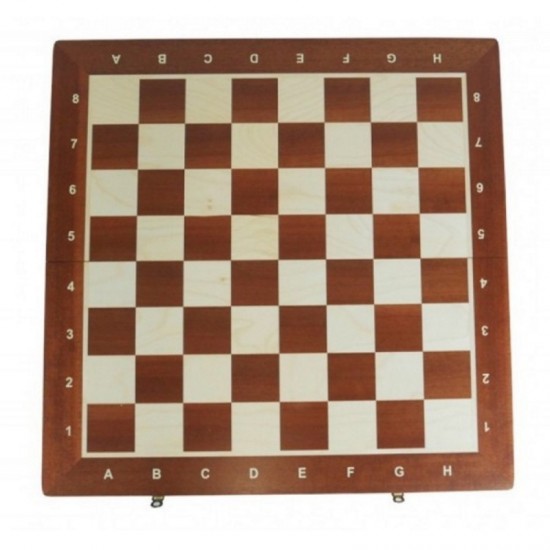 Шахова дошка №6 складна, дерево, 53см х 53см (Мадон)