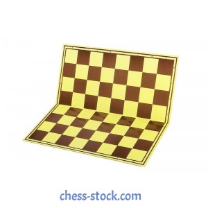 Доска для шахмат и шашек двухсторонняя на 64 и 100 клеток, 52 х 52 см (Польша)