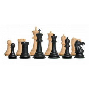 Шахматные фигуры Эксклюзивные 3,75 утяжеленные Natural & Black