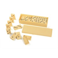 Домино белое в футляре