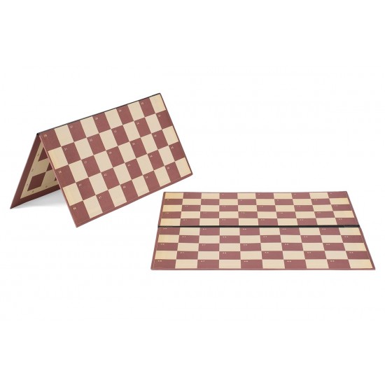 Доска для шашек и шахмат двухсторонняя на 64 и 100 клеток, 40см х 40см