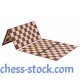 Дошка для шашок та шахів двостороння на 64 і 100 клітинок, 40см х 40см