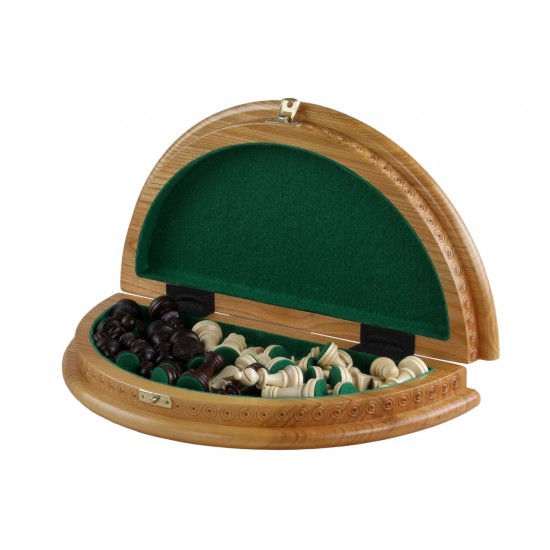 Шахматы Рубин - ручная работа, 35см х 35см