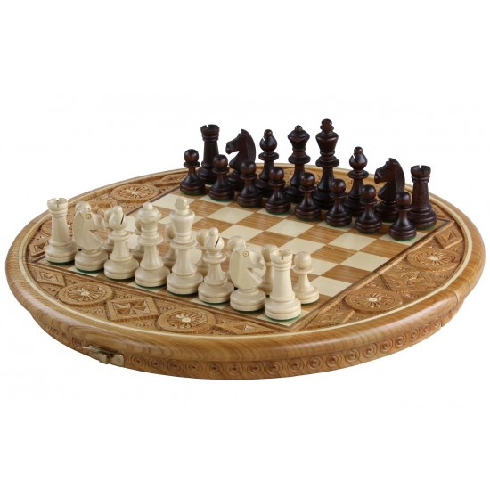 Шахи Рубін - ручна робота, 35 х 35 см