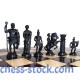 Набор шахмат Спартанцы (Spartan), 49см х 49см, Мадон 139