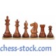 Шахматные фигуры Суприм №5 (коричневые)