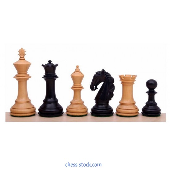 Шахові фігури Колумбійські №6, чорні (Індія)