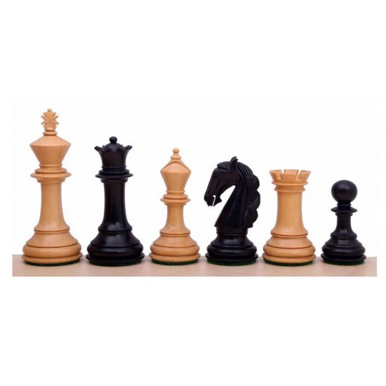 Шахові фігури Колумбійські №6, чорні (Індія)