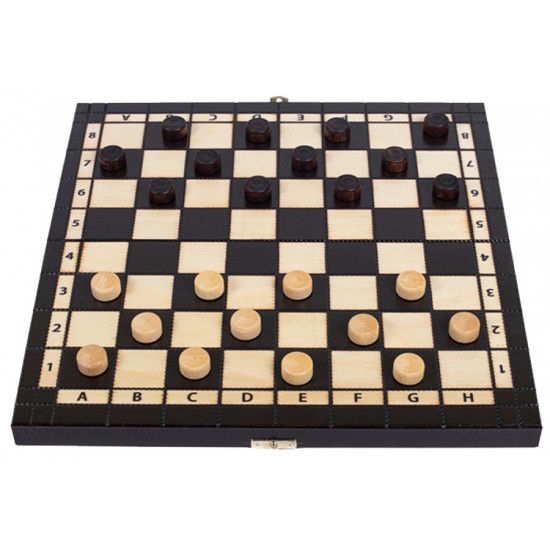 Набор шахматы + шашки малые, 35см х 35см, (Мадон 165А)