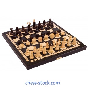 Набор шахматы + шашки малые, 35см х 35см, (Мадон 165А)