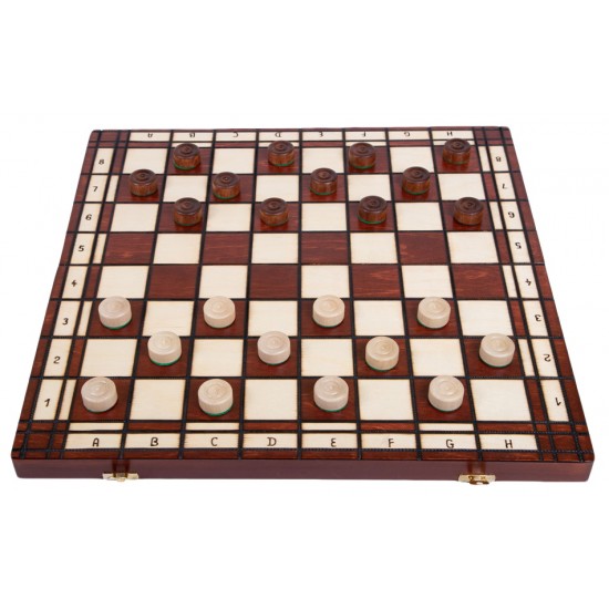 Набор шахматы + шашки большие, 48см х 48см, (Мадон 165)