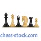 Шахматные фигуры Шейх №6+ (черные)