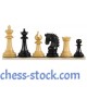 Шахматные фигуры Шейх №6+ (черные)