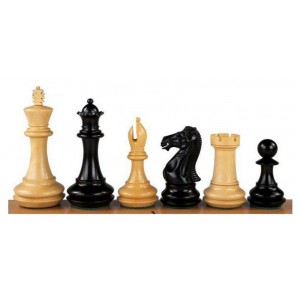 Шахматные фигуры Champfered Base №6+ (черные)