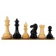 Шахматные фигуры Champfered Base №6+ (черные)