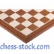 Шахова дошка Sapele Maple Dark №6, 54 х 54 см