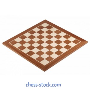 Шахматная доска Sapele Maple Dark №6, 54 х 54 см