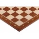 Шахматная доска Sapele Maple Dark №6 нескладная с обозначениями
