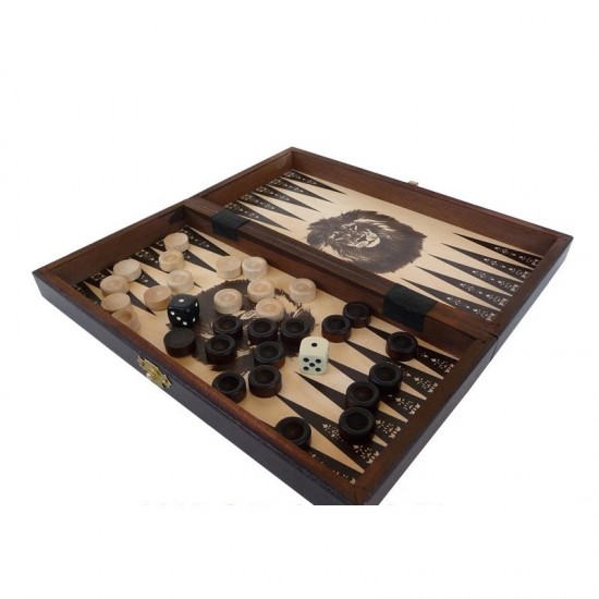 Набір шахи+ шашки+ нарди Шкільні, 27см х 27см, (Мадон 142)