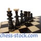 Шахматный набор Рождественский, 50см х 50см ( Мадон 114)