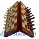 Шахматный набор магнитный (интарсия), 35см х 35см (Мадон 140F)
