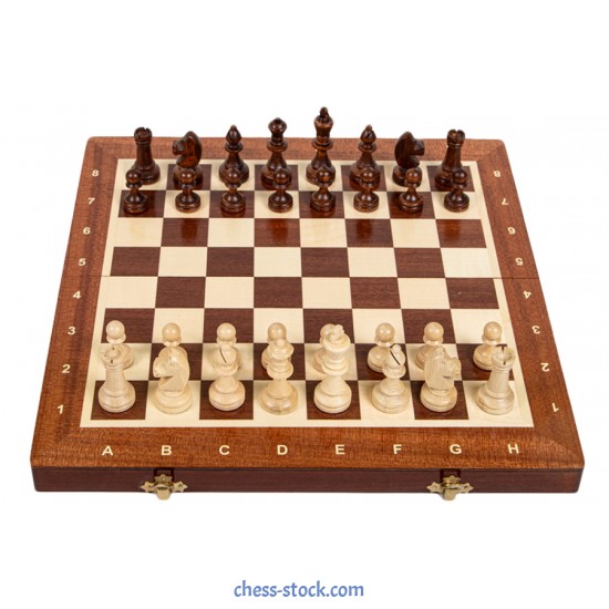 Шахматный набор магнитный (интарсия), 35см х 35см (Мадон 140F)