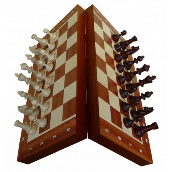 Шахматный набор магнитный (интарсия), 35см х 35см (Мадон 140F)