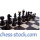 Набір шахів Перлина середня, 35см х 35см, (Мадон 134А)