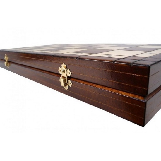 Набор шахмат Королевские инкрустированные, 49смх 49см, (Мадон 136)