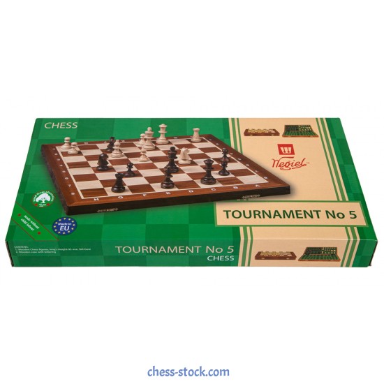 Набор шахмат Турнирные №5, 48см х 48см, (Wegiel)