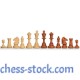 Турнирные шахматы №4 (Wegiel), 42см х 42см