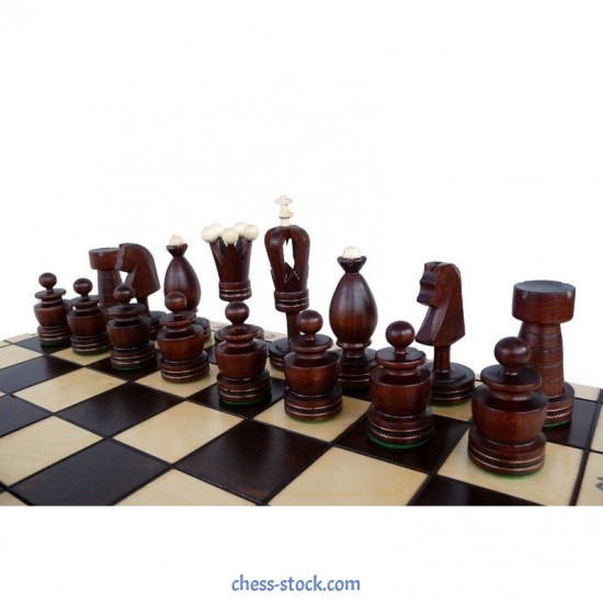 Набір шахів Королівські великі інкрустовані, 50 х 50 см
