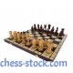 Набор шахмат Королевские большие инкрустированные, 50 х 50 см